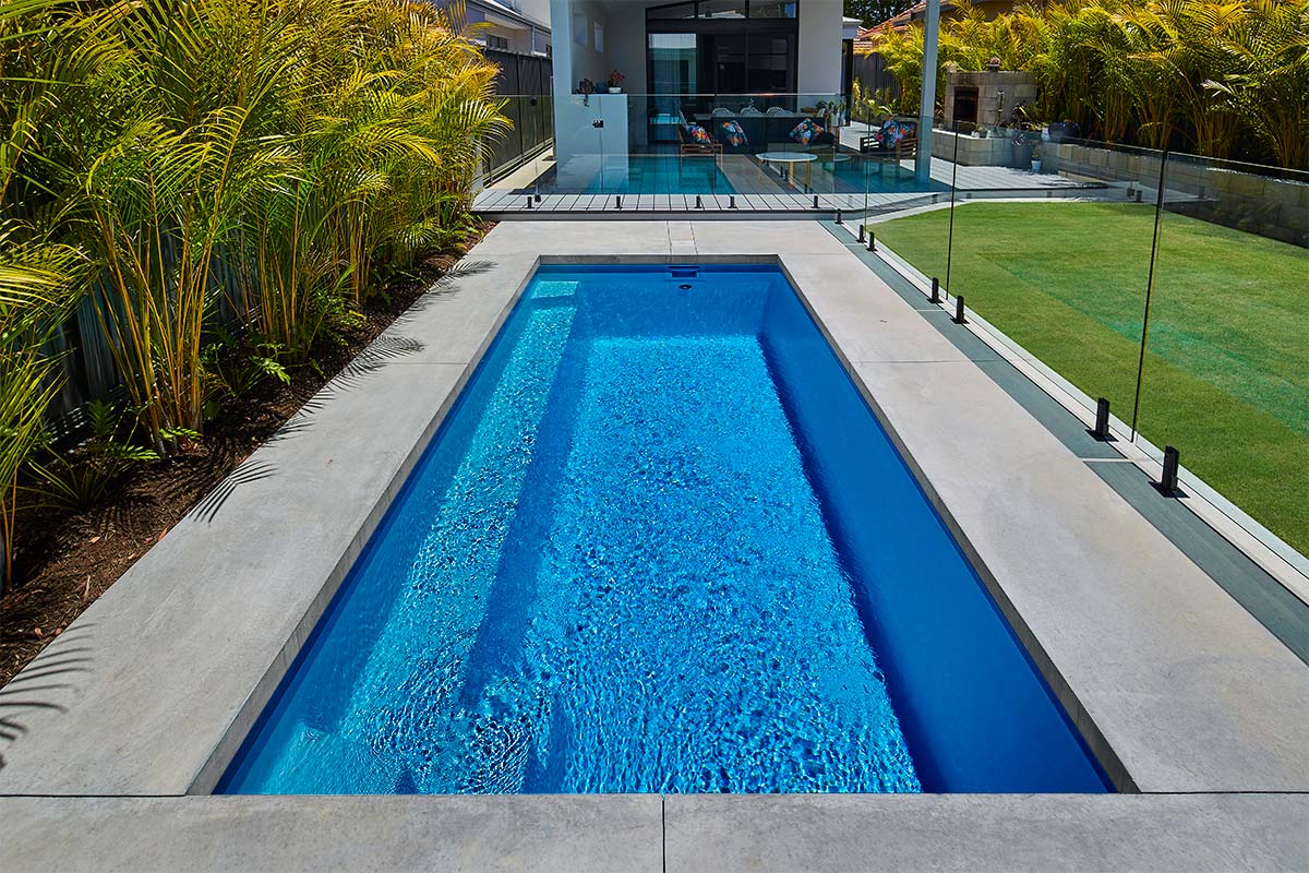 Aqua Green Sparkle pool install